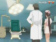 Hentai doctor uses his big tool on one of his nurses