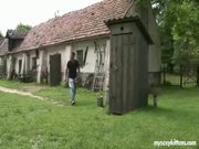 Young Girl Has Fucking At Outhouse