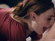 Cute teen Maya Kendrick came for help and gets fucked