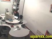 Russian amateurs fuck in office