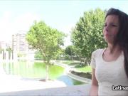 Risky public blowjob by Latina amateur