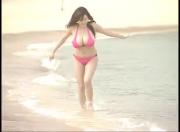 Big-Titted Yoko Matsugane Struts Around Beach Clad In 2-Piece