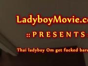 Gorgeous Ladyboy Om Fucked Bareback