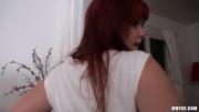 Pretty Red-Haired Girl Enjoys Assfucking