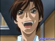 Blonde futababe gets her dick licked