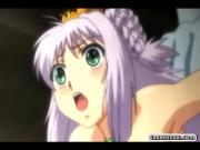 Princess hentai with bigtits swing assfucked by monster