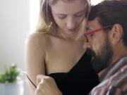 Petite stepdaughter is fucked by stepdad