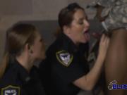 Big titted milfs in cop uniforms use their bouncy ass