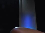 Ebony babe toys her pussy and then takes the cock