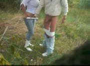 Sexy Blonde Nailed Doggystyle On Grass