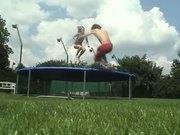 Couple On The Trampoline