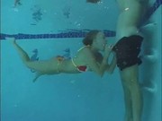 Erotic swimming lessons