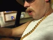 Busty teen doing it in an exotic car