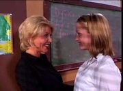 Jasmine Lynn and Sharon Kane in school