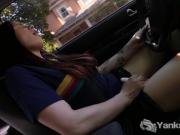 Hot Matilda Masturbating While Driving