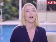 'HerLimit - Amaris Gorgeous Ukrainian Teen Blonde Sucks And Fucks Hard Cock In Her Big Ass - LETSDOEIT'