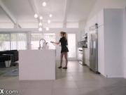 'Married Man Gives Housekeeper Hard Fucking On Kitchen Counter - Erotica X'