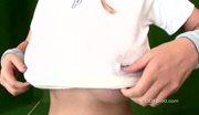 Edo has hot tits and loves rackets