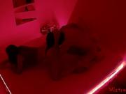 'Hot femdom couple in bed Mistress Kym'
