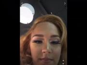 Instagram model on live