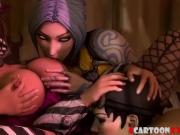 moxxi gets lesbian pleasure and elizabeth futa giving it to