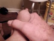 Me jacking cock