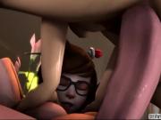 3d naughty mei and dva futanari rough sex lesson