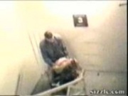 Boss fucks his Secretary in the Stairway