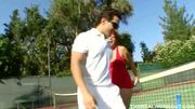Penny can play tennis too
