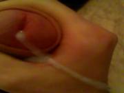 Jerking off with cum