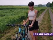'Dildobike - Lara Bergmann fucks her bike!'