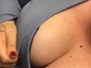 'Big natural boobs tease'