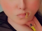 'BBW GIANTESS crushes all her tiny fans with her butt, thighs rolls and tits while napping.'