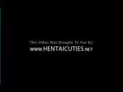 3D hentai lesbian maids rubbing pussies