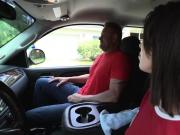 Japanese teen bigtits first time Driving Lessons