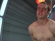 Busty TS gives cock torment to guy