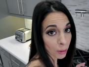 Big boobed MILF stepmom loves more sucking than cooking