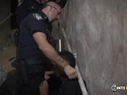 Gay Jock with Huge Cock had a Juicy Blowjob by Black Dude at the basement!