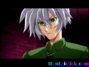 Cute anime gay slave bareback fucked at night