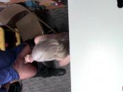 Busty shoplifter fucks the officer to get herself out