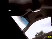 Flashing Hard Cock In The Car