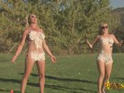 Horny multicultural swinger couples decide to full swap