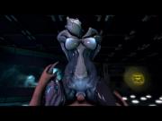 3D Creepy Alien Girl Rides Human Dick!