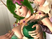 3D Busty Elven Princesses Facialized!