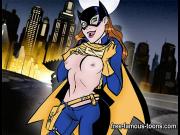 Batman and Batgirl hentai orgies