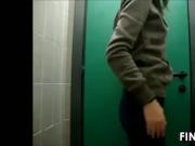 Maturbating In A Restroom