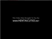 Horny 3D hentai babe gets pussy toyed