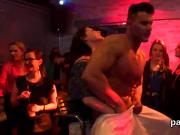 Naughty girls get completely wild and naked at hardcore party