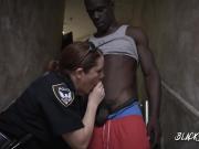 Two horny milf dress as cops gets fucked by black dude through their asses. Check the full video
