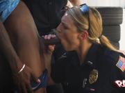 Horny cops love getting fucked in doggy style by black guys on outdoors. Visit us.